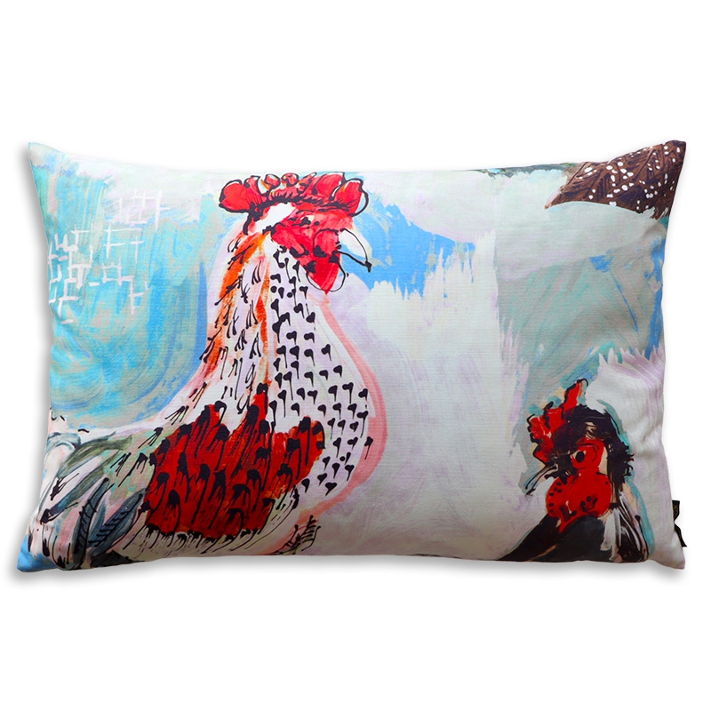 Coussin - COCORICO bleu