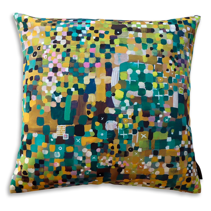 Coussin - CONFETTI vert