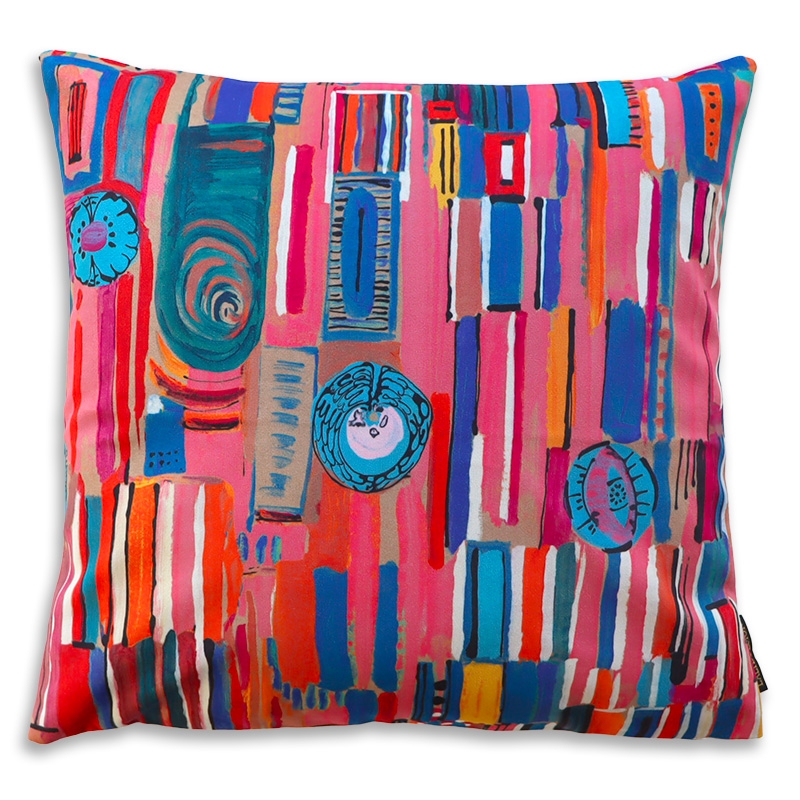 Coussin - TIKAL rose