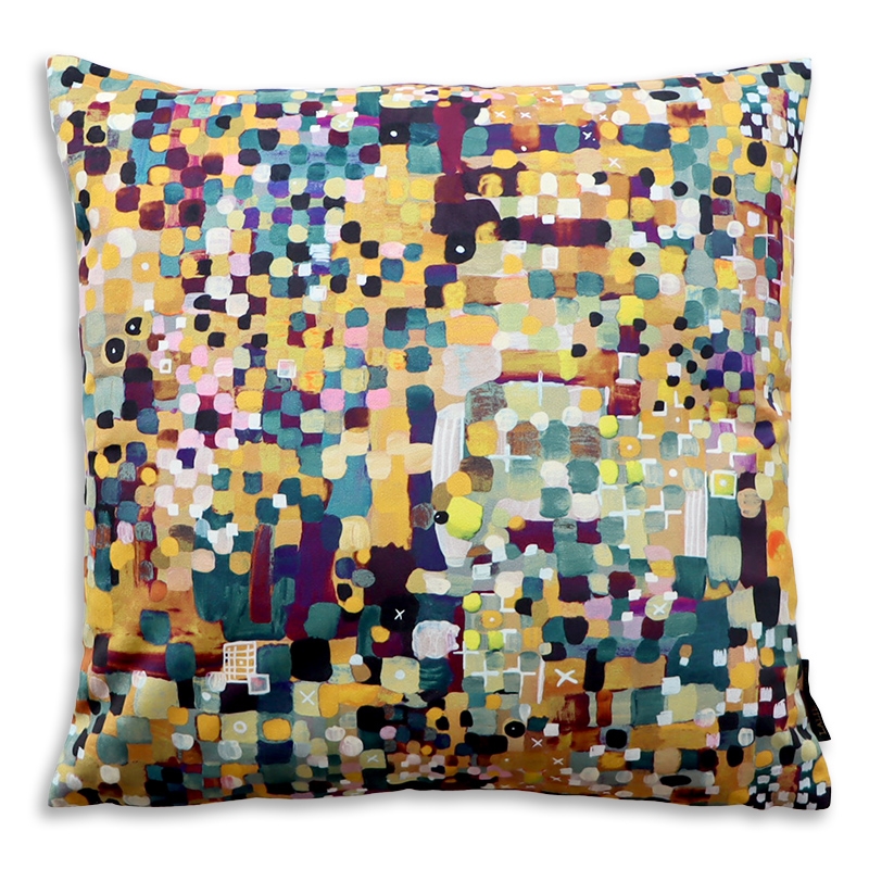 Coussin - CONFETTI prune