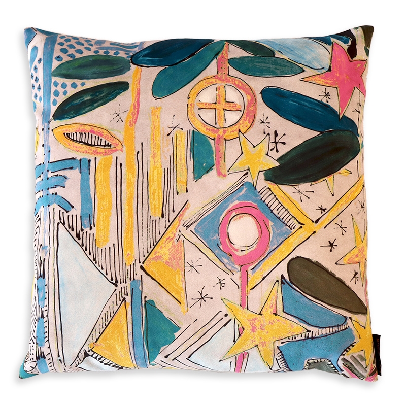 Coussin - AMULETTE rose