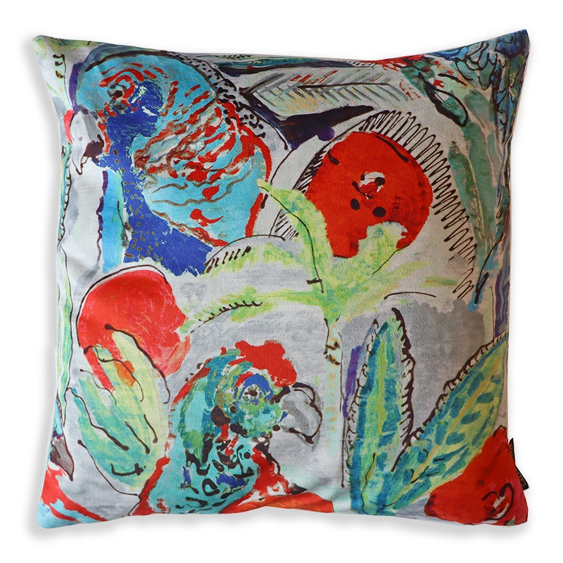 Coussin - PAPAGAI Bleu