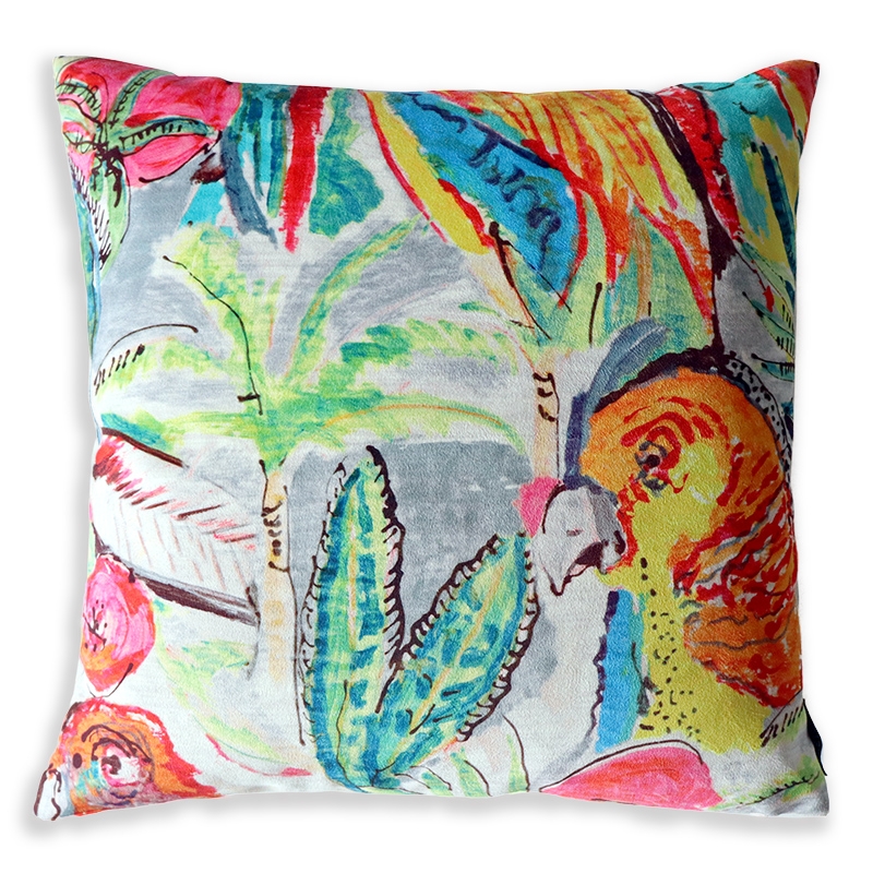 Coussin - PAPAGAI Rose