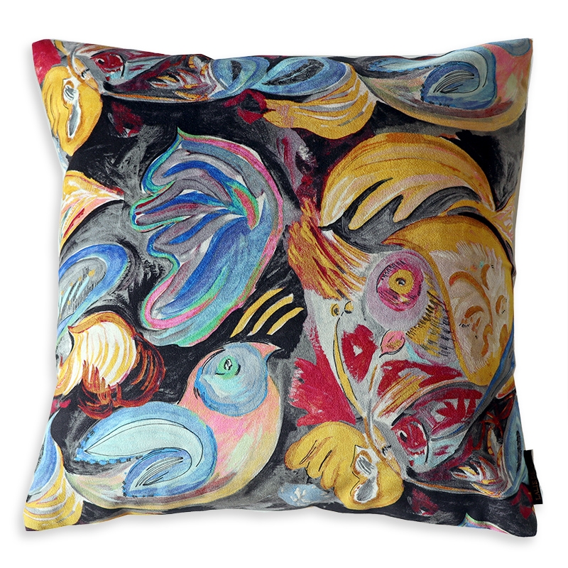 Coussin - LUSCINIA Moutarde