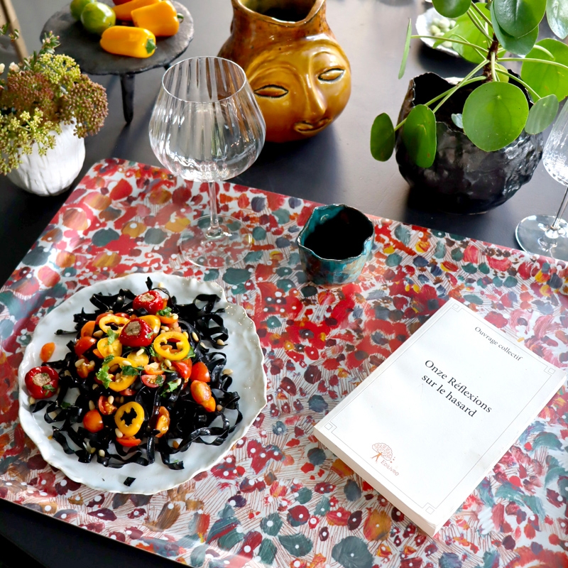 Plateau PICOLO vermillon