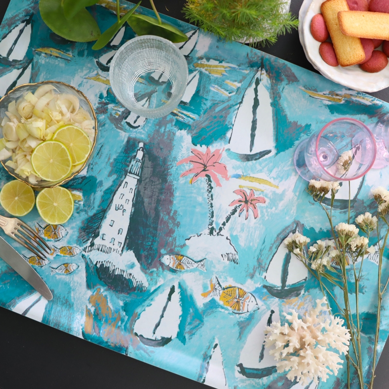 Plateau LES MARQUISES celadon