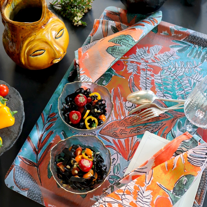 Plateau JUNGLE orange