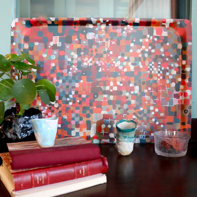 Plateau CONFETTI orange