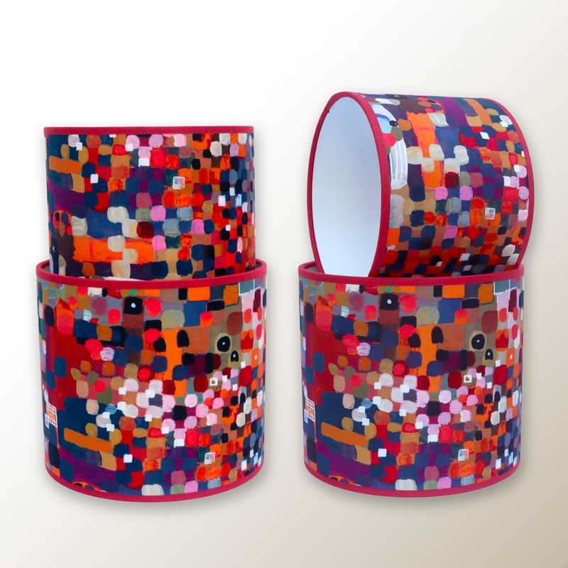 ABAT-JOUR - CONFETTI orange