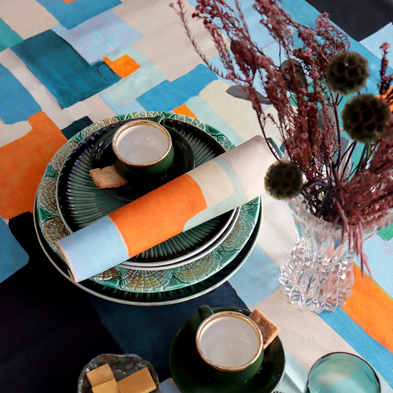 Lot de 4 serviettes - ARCHI...