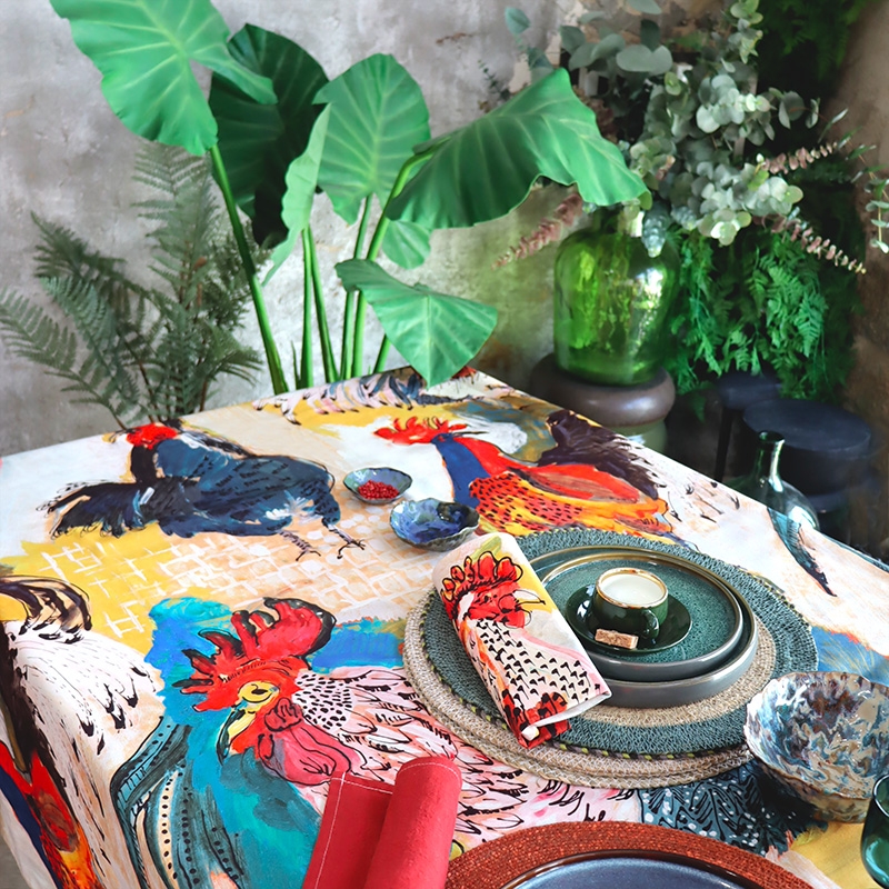 Lot de 4 serviettes -...