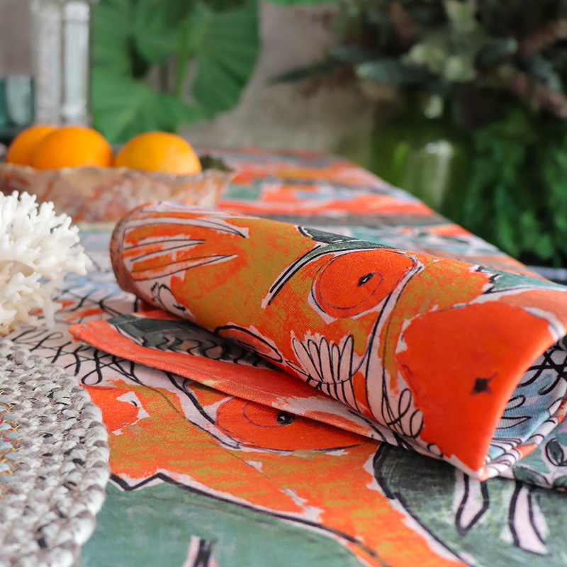 Lot de 4 serviettes -...