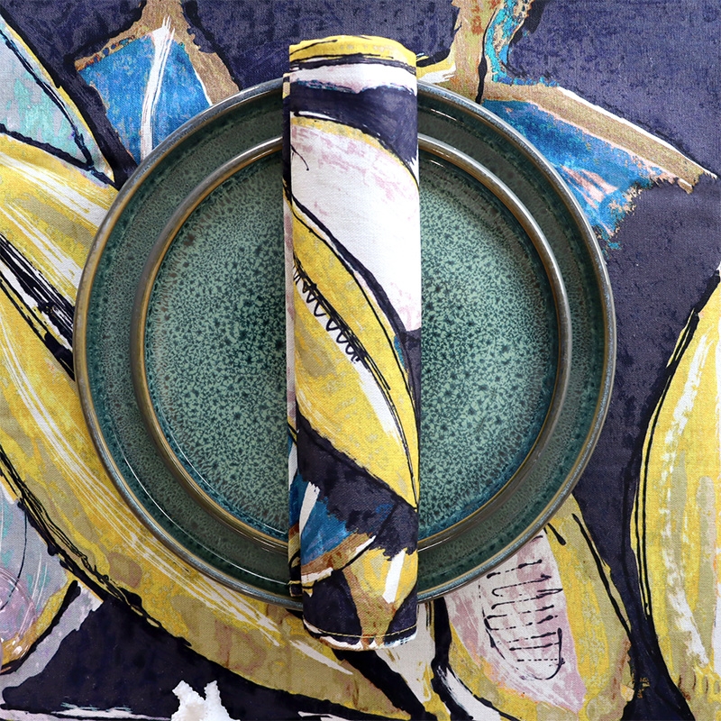 Lot de 4 serviettes -...