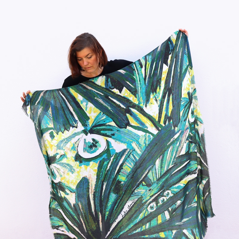 FOULARD - COCONUTS vert