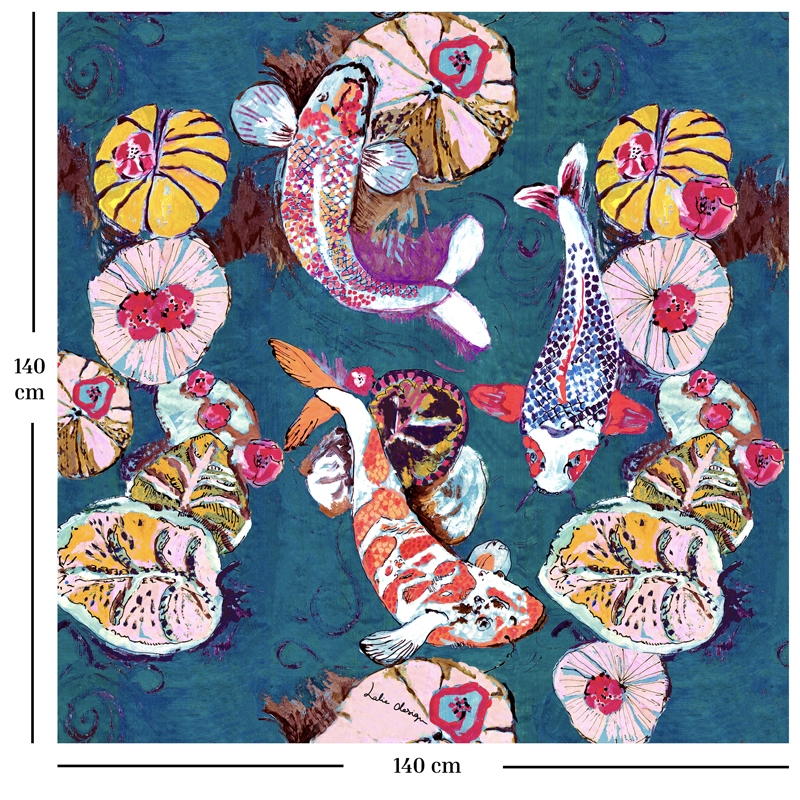 FOULARD - KOHAKU canard