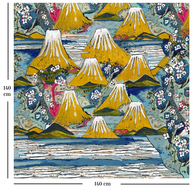 FOULARD - MONT FIDJI one