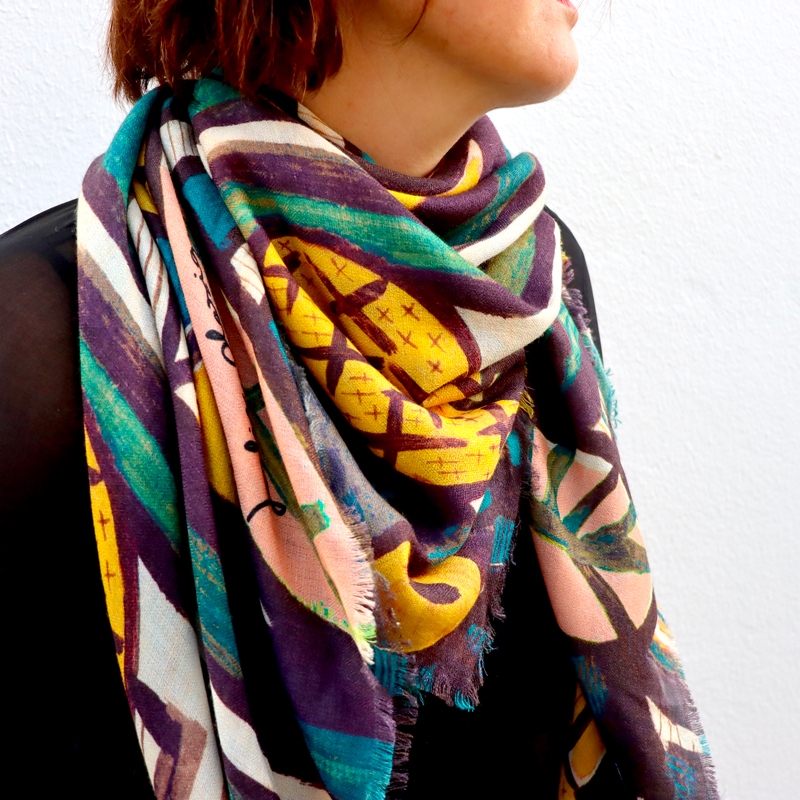 FOULARD - TOMIKO jaune