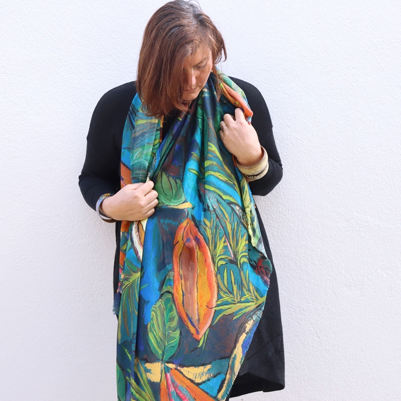 FOULARD - TRINIDAD canard