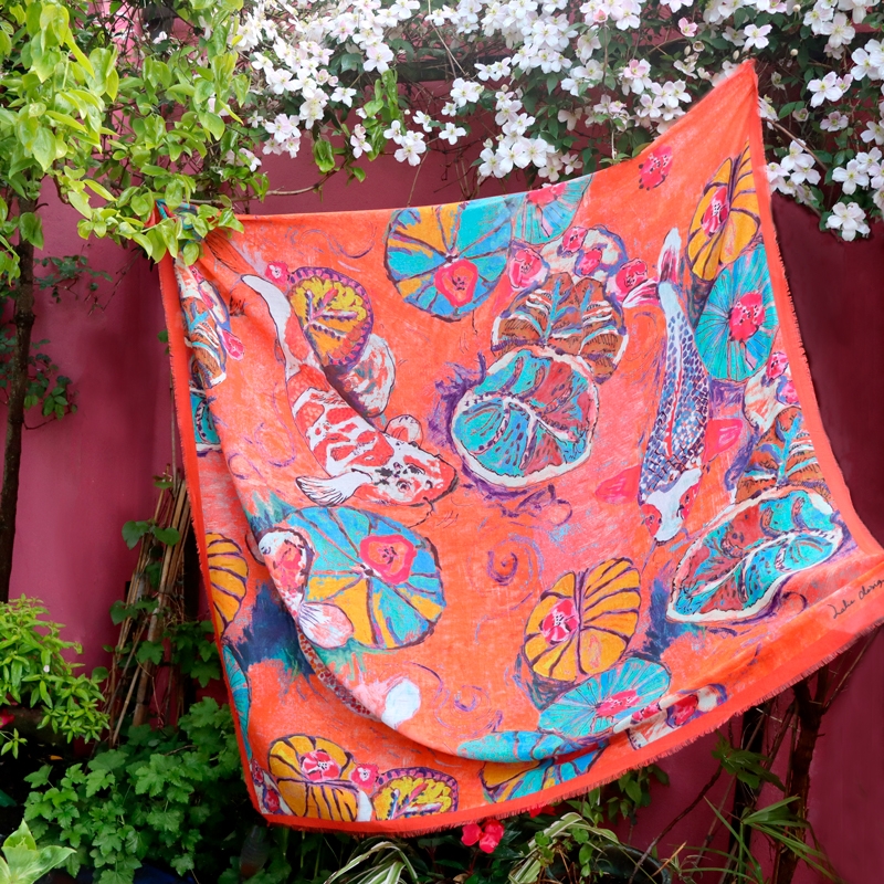 FOULARD - KOHAKU orange