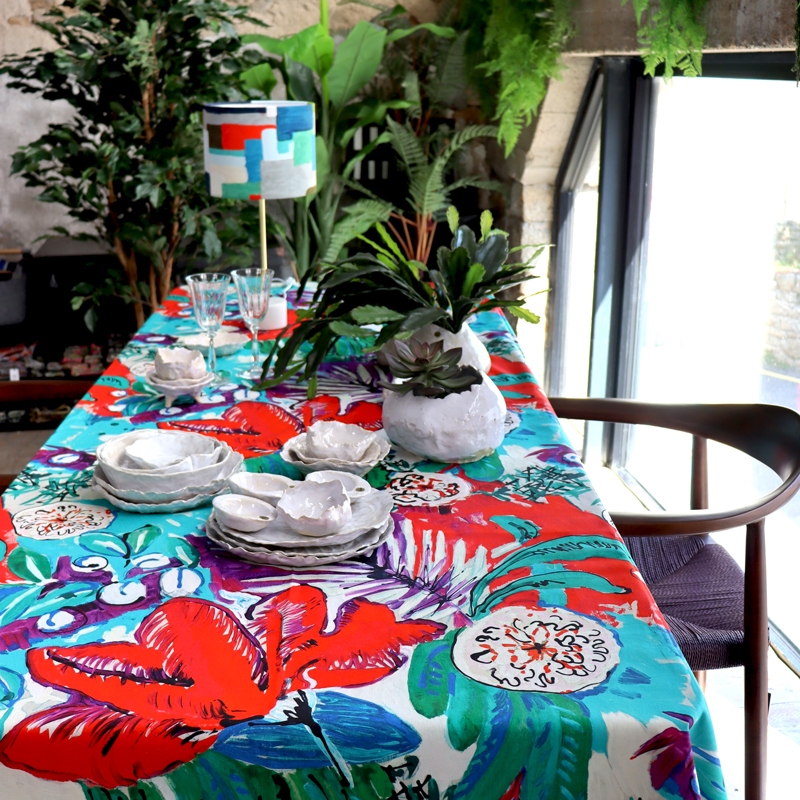 Nappe - ACANTHE rouge