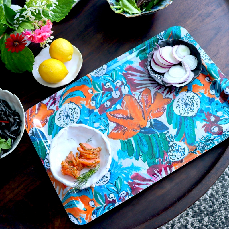 Plateau ACANTHE orange