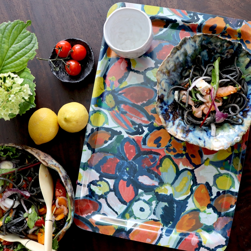 Plateau LUCETTE bleu