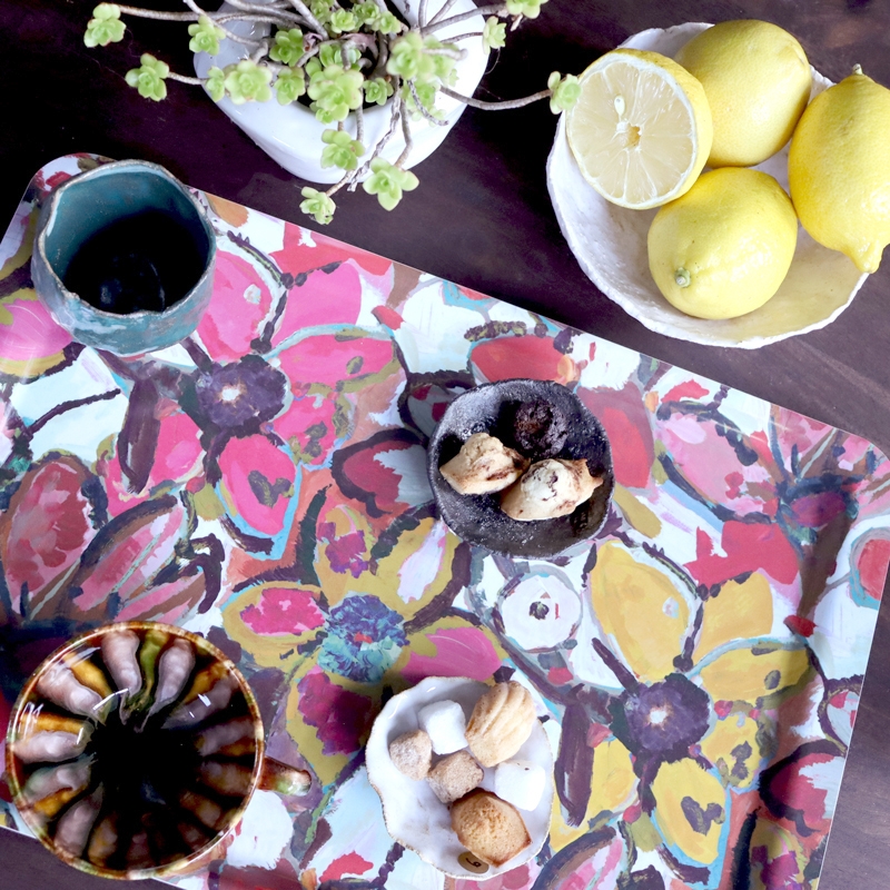 Plateau LUCETTE terracotta