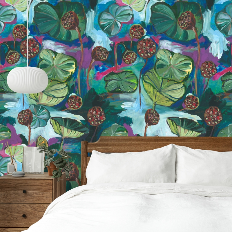 PAPIER PEINT - NENUPHAR...