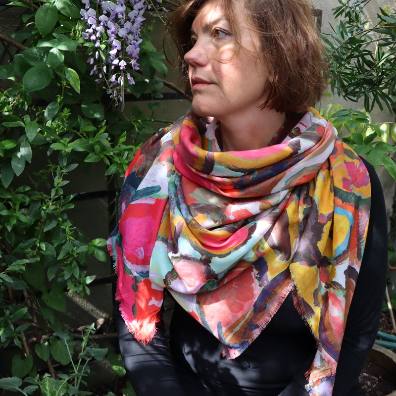 FOULARD - LUCETTE terracotta