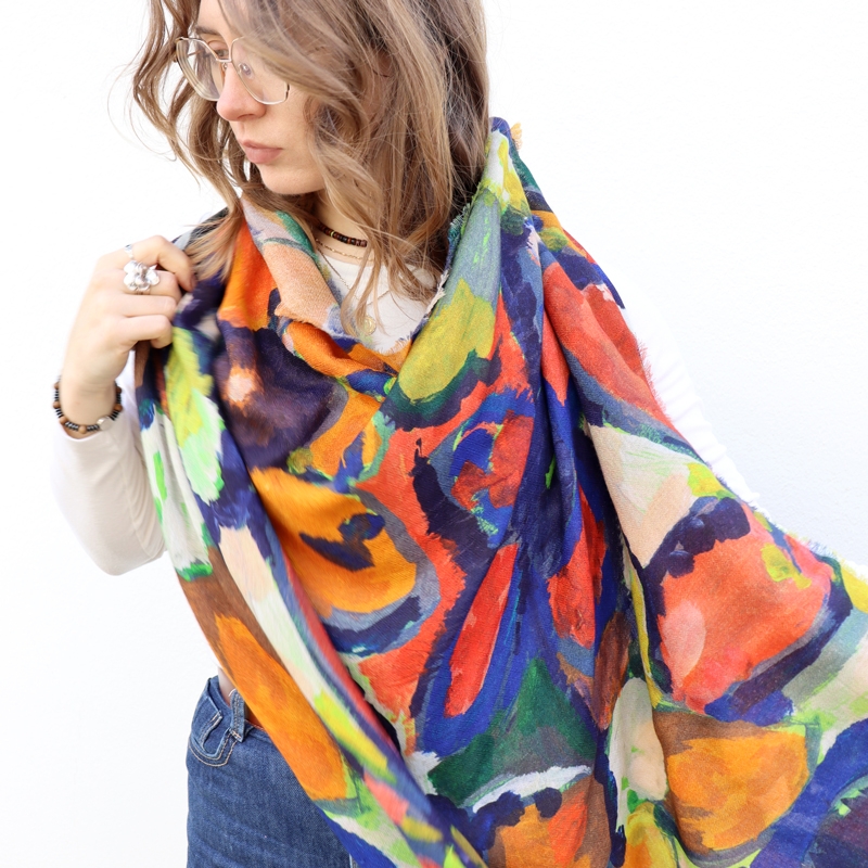 FOULARD - LUCETTE bleu