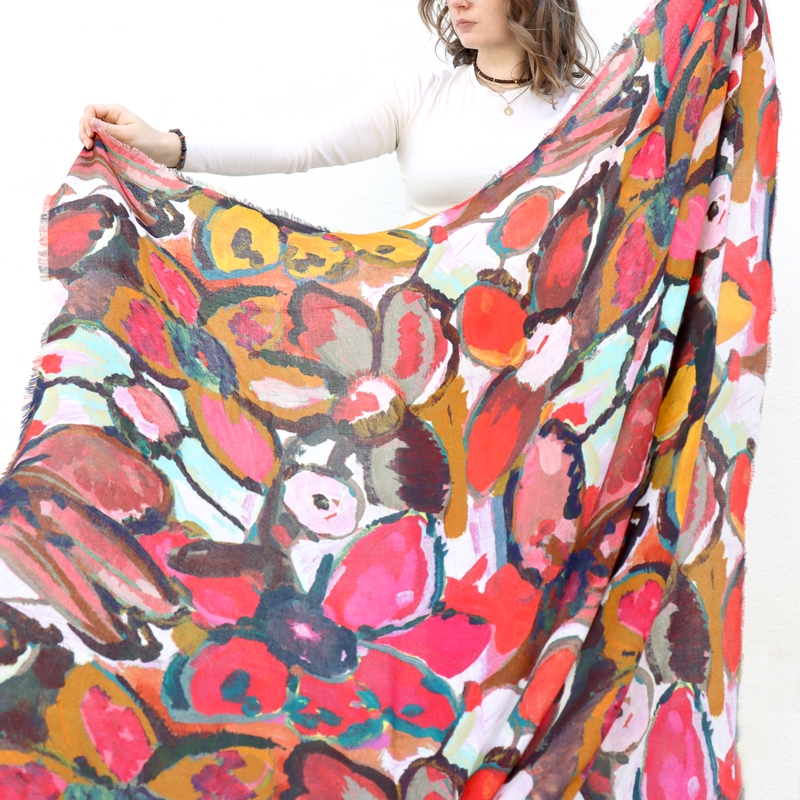 FOULARD - LUCETTE terracotta