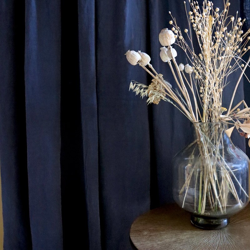 DESSUS DE LIT/RIDEAU carbone