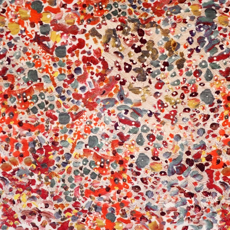 Tissu PICOLO vermillon