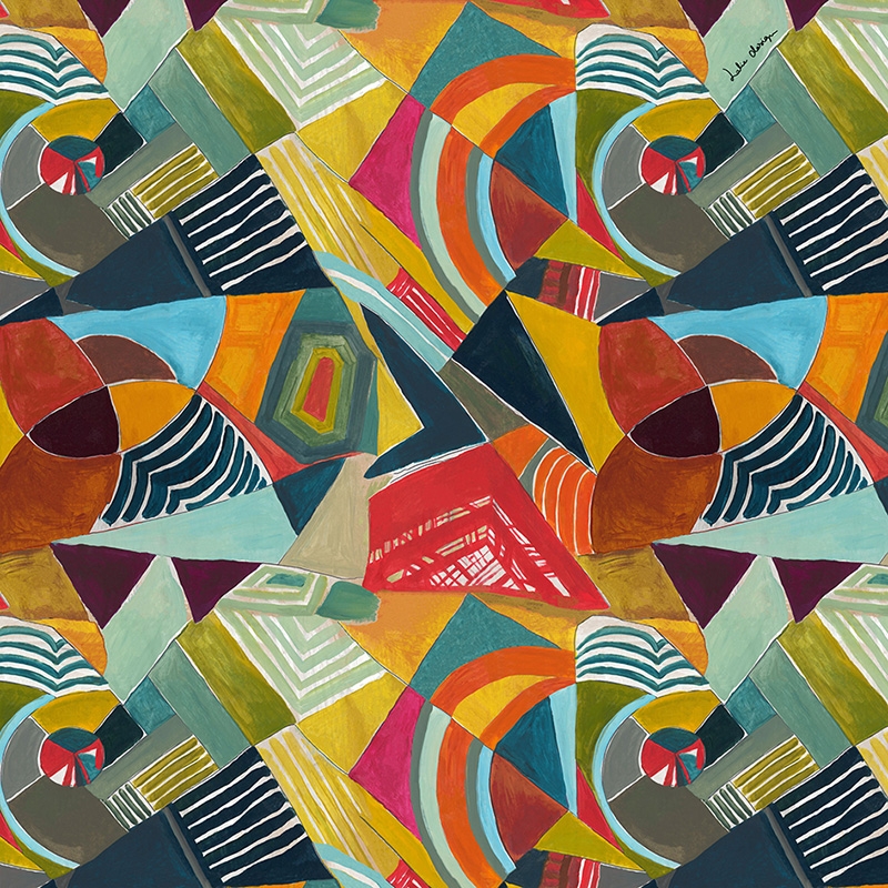 Foulard MAKEBA rouge