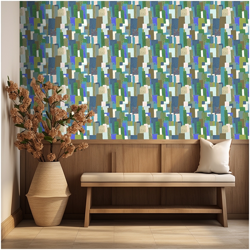 Papier peint ARCHI vert