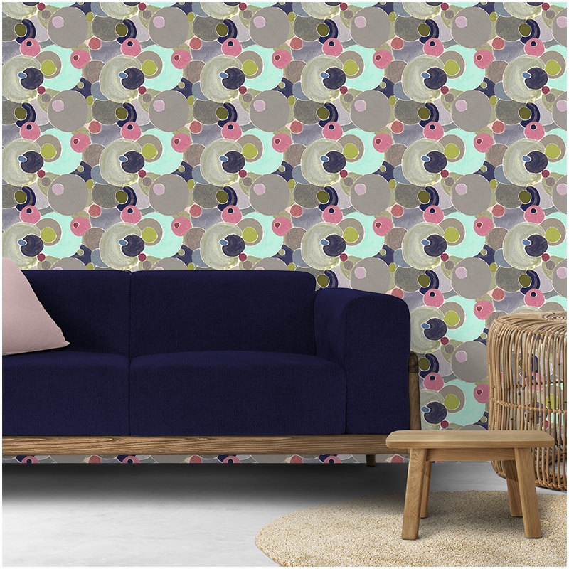 Papier peint COSMOS poudre