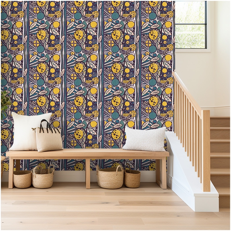 Papier peint TOMIKO jaune