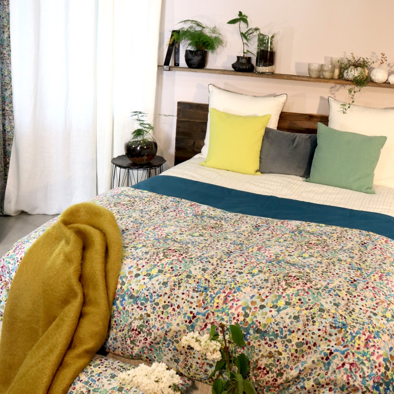 Courtepointe PICOLO cyan