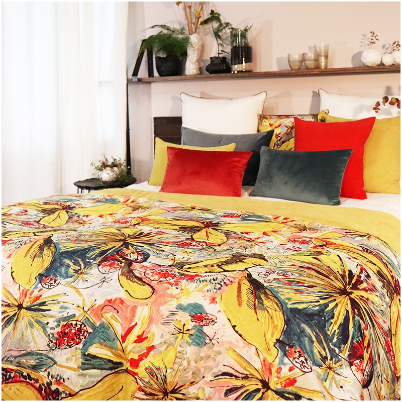 Courtepointe PANAMA anis