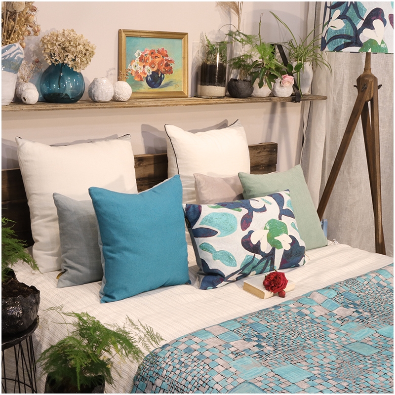 Courtepointe RUBISCUBE celadon