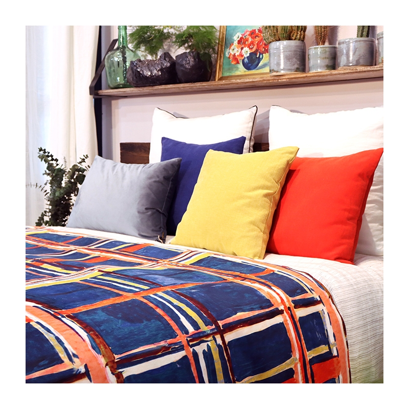 Courtepointe MADRAS outremer