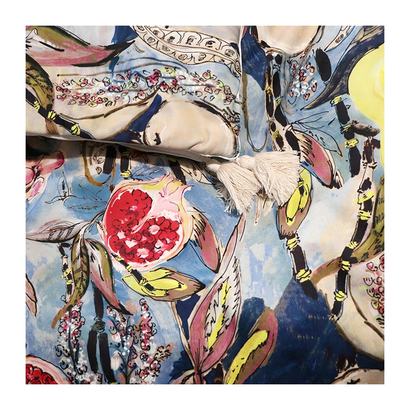 Courtepointe GRENADA bleu