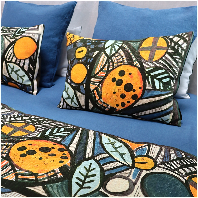 Courtepointe TOMIKO orange